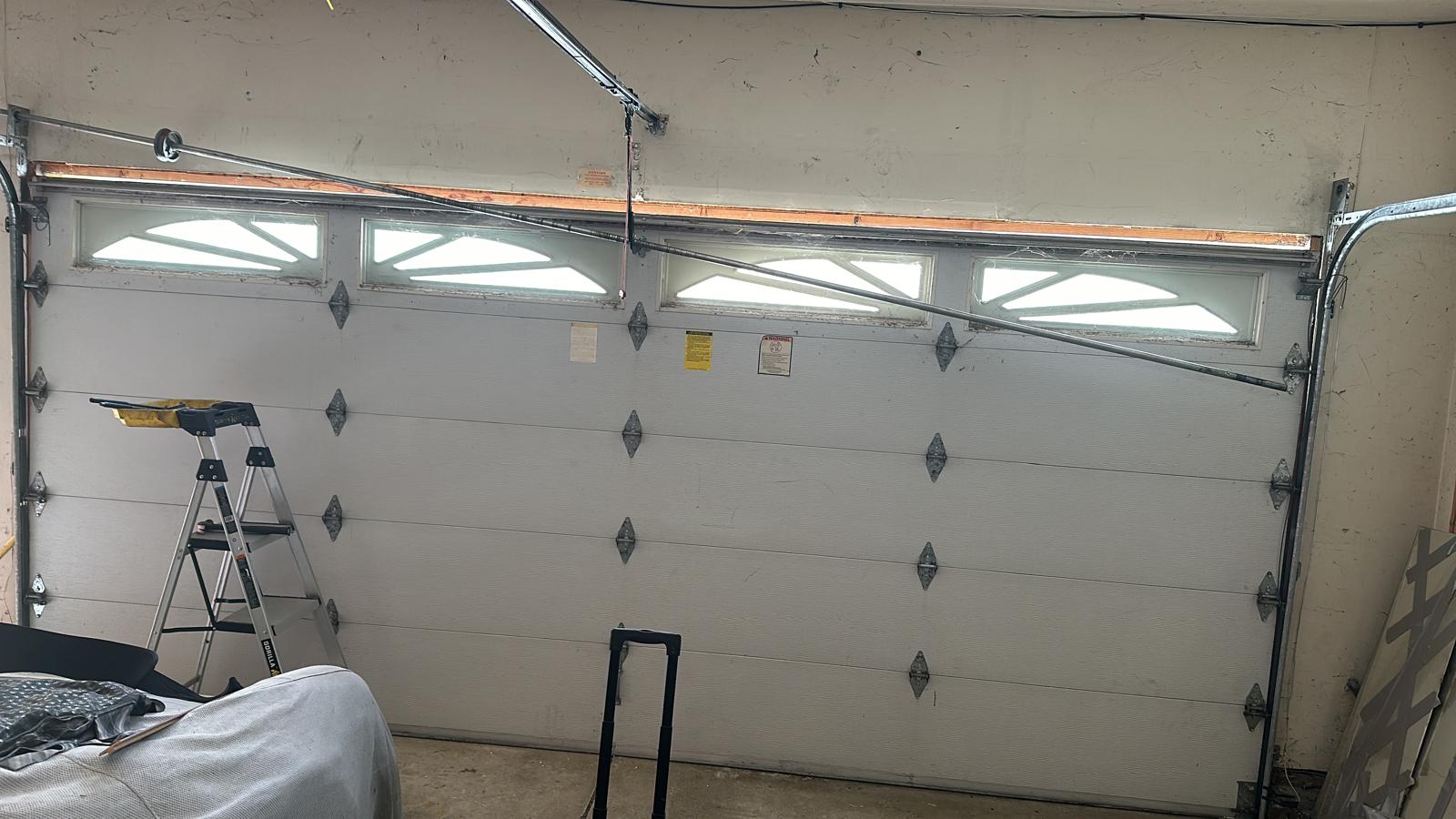 Decorative windows garage door Indianapolis