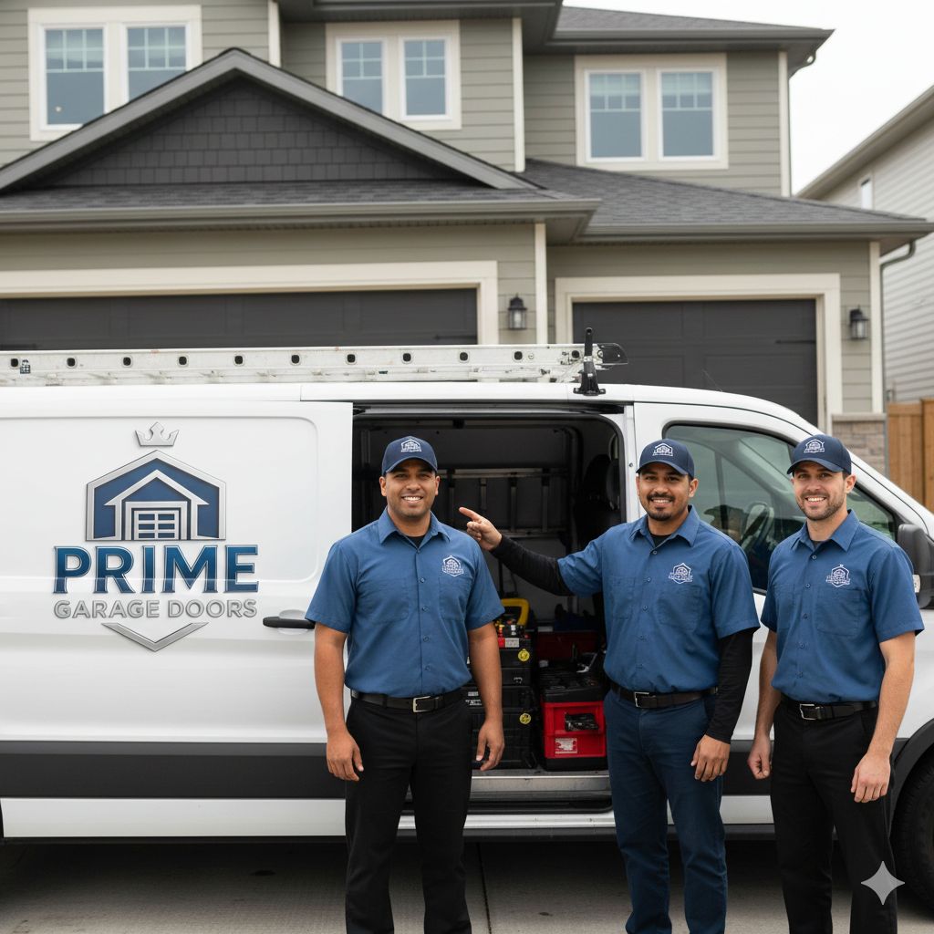 Prime Garage Doors professional team of licensed and insured garage door technicians in Indianapolis